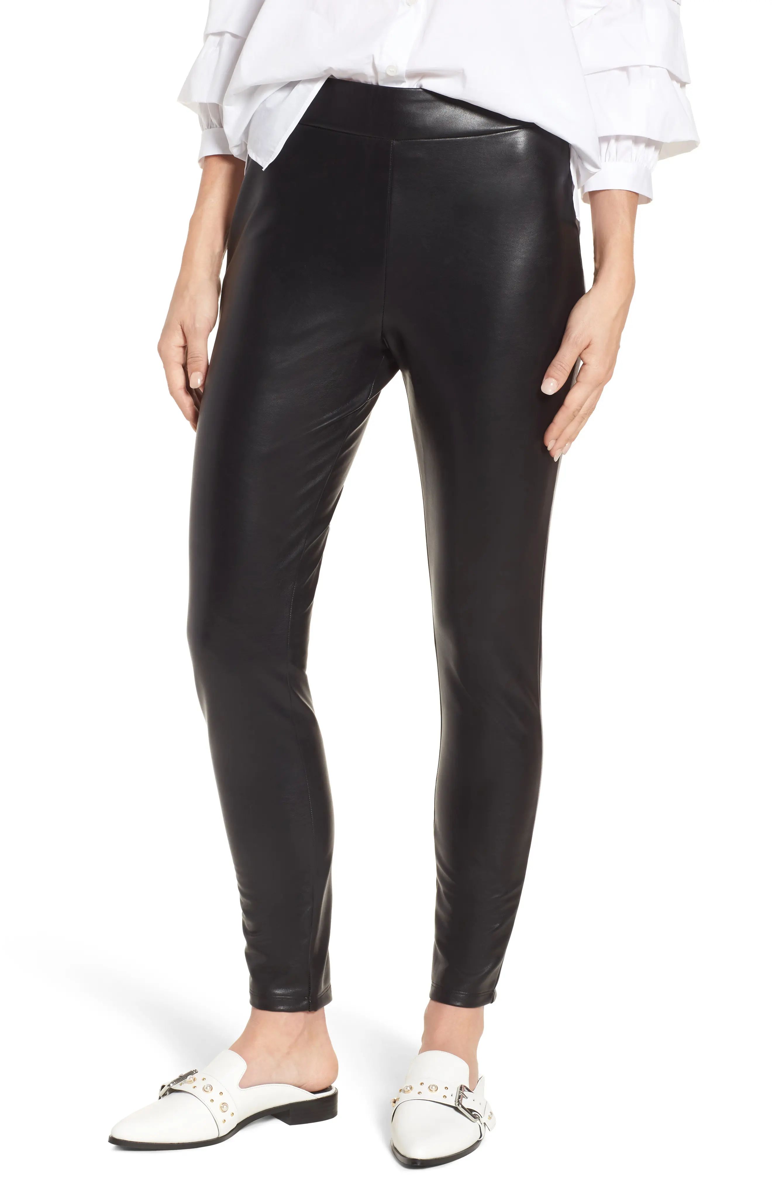 High Waist Faux Leather Leggings | Nordstrom