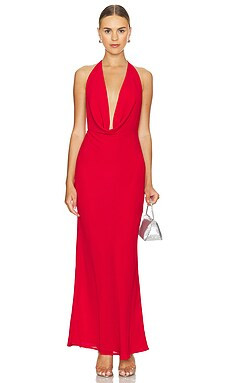 Runaway The Label Lexie Maxi Dress in Cherry from Revolve.com | Revolve Clothing (Global)