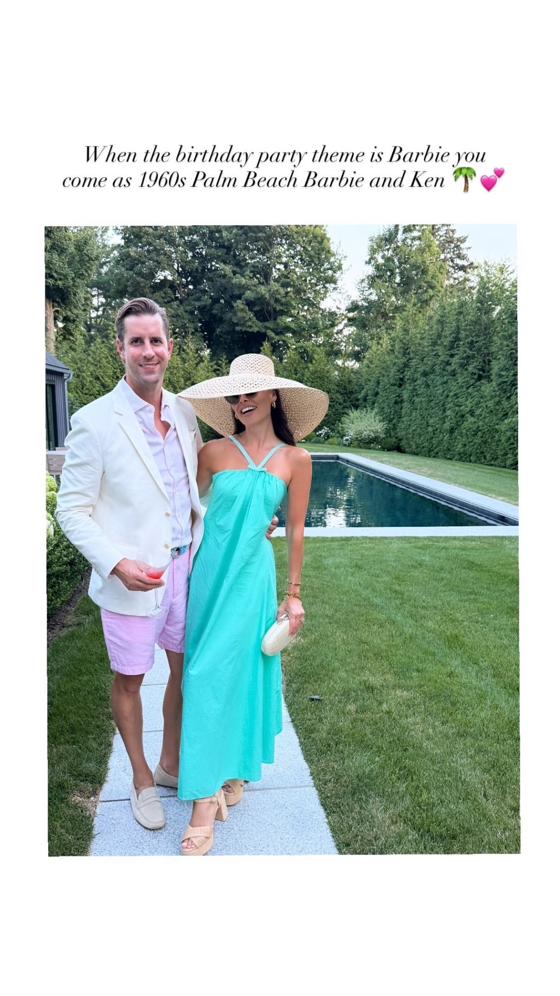 When the birthday party theme is Barbie you come as 1960s Palm Beach Barbie and Ken 🌴💕 

Exact dress details on my stories! Hat is Yosuzi.

#LTKootd #LTKSeasonal #LTKdayinmylife