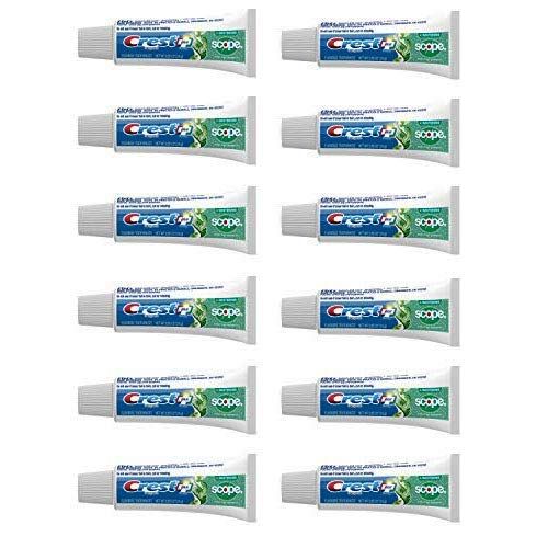 Crest Complete Whitening Plus Scope Minty Fresh Toothpaste, Travel Size, TSA Approved, 0.85 Ounce... | Amazon (US)
