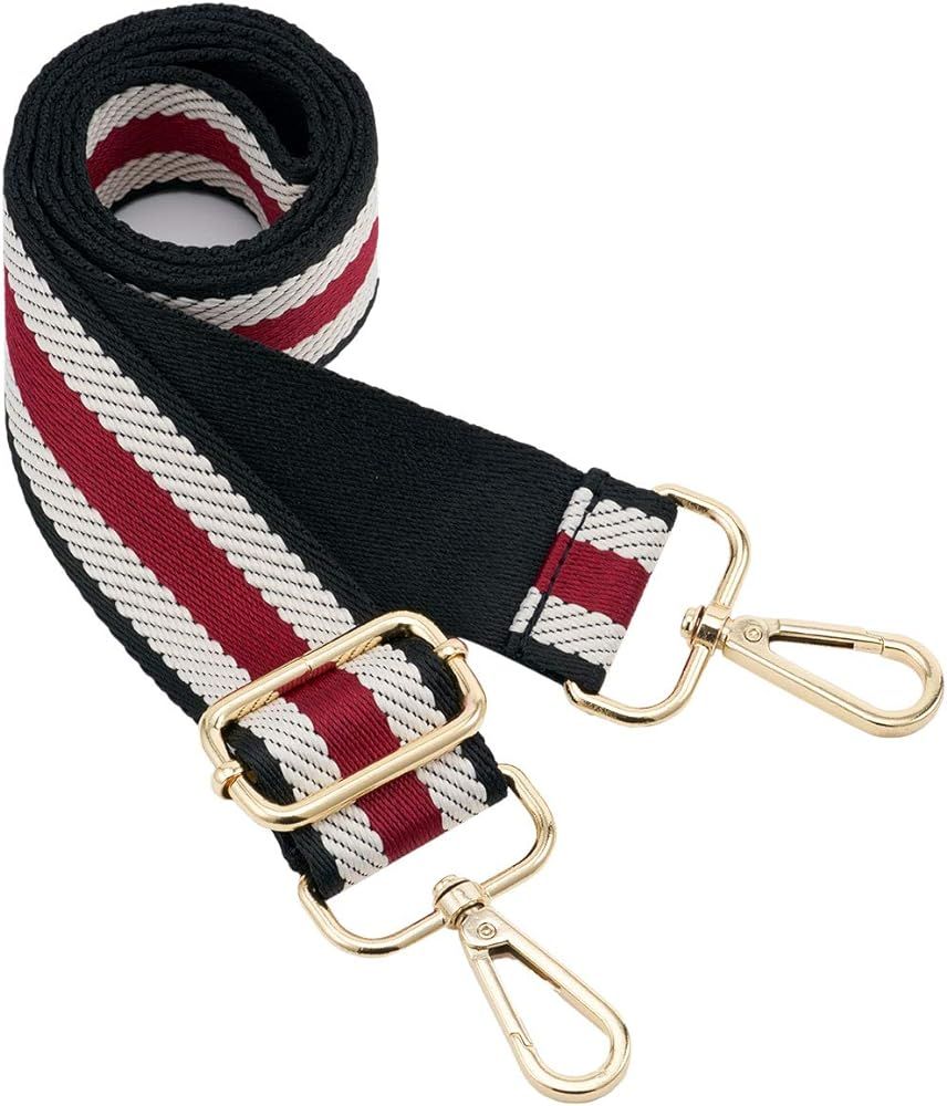 Wide Shoulder Strap Adjustable Replacement Belt Crossbody Canvas Bag Handbag | Amazon (US)