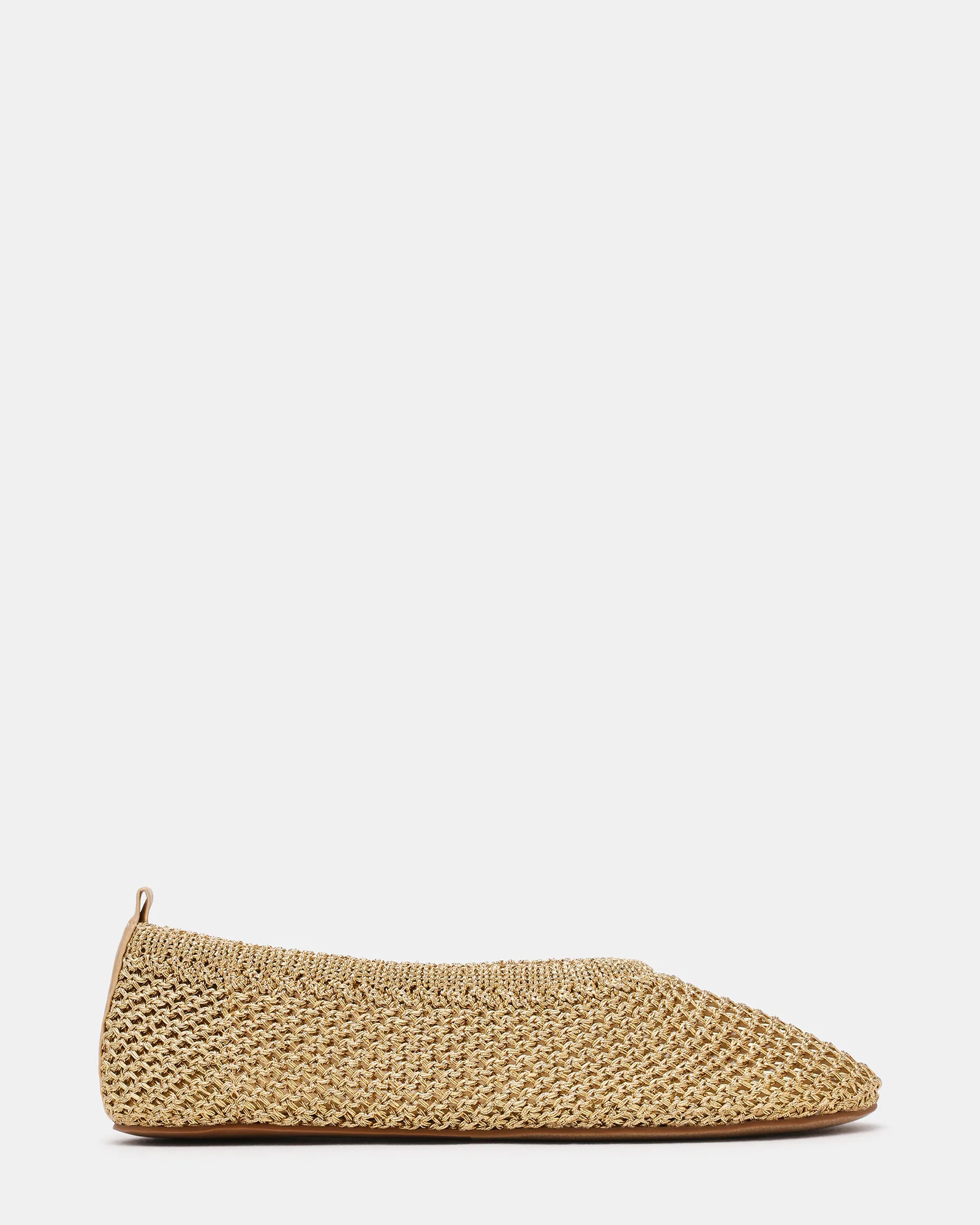 Steve Madden Women's Cyntra Woven Mesh Flats - Champagne - Size 7.5 - Synthetic | Steve Madden (US)