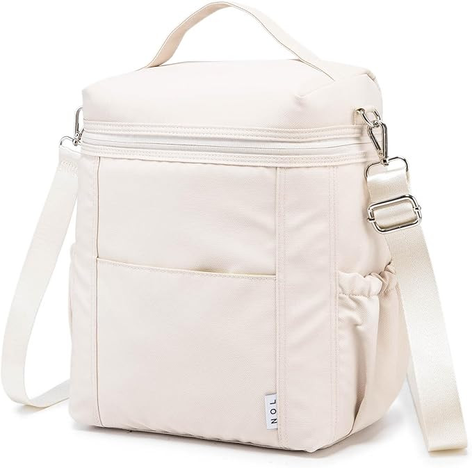 NOL Natural Organic Lifestyle Insulated Lunch Bags for Women Cooler Bag Lightweight Nylon Waterpr... | Amazon (US)