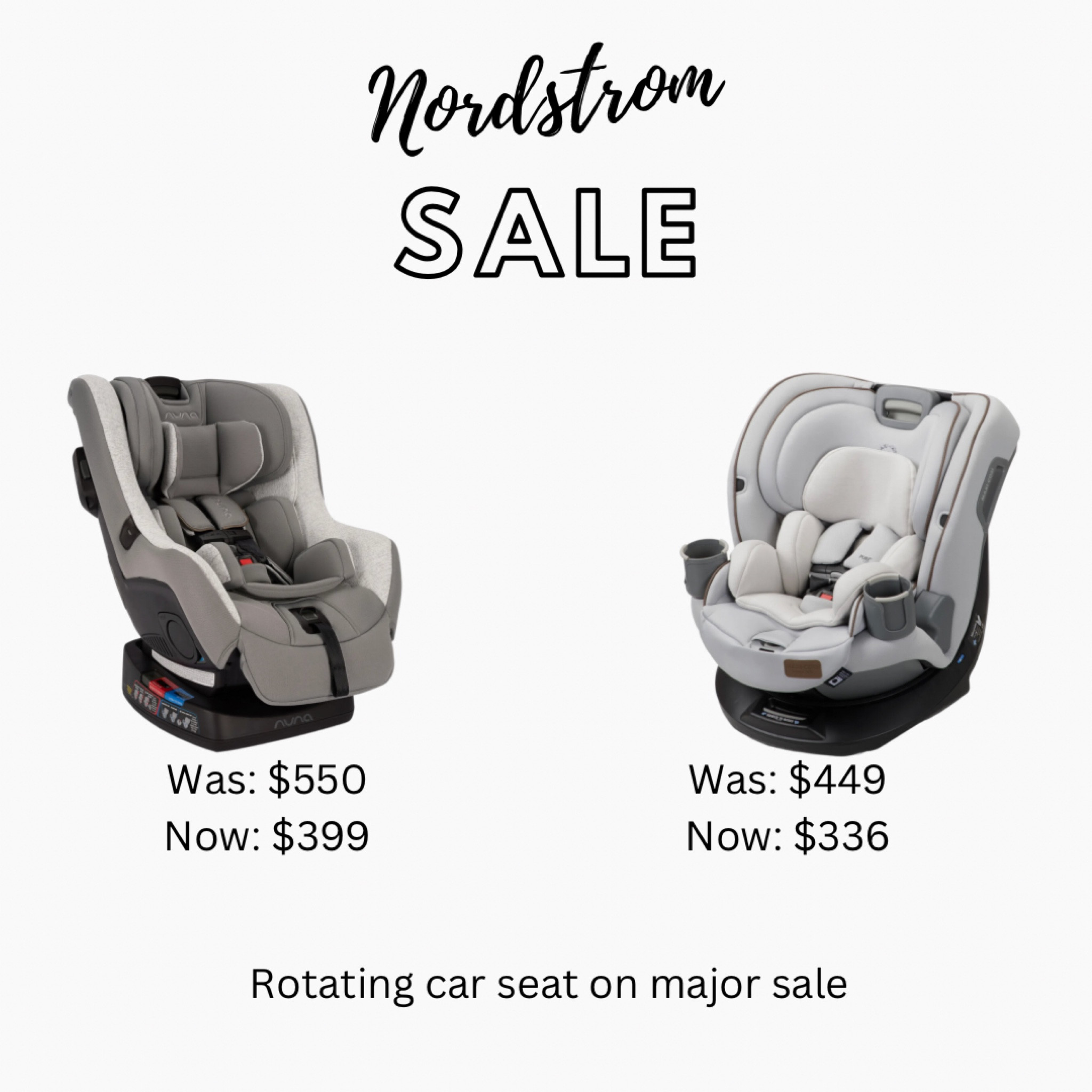 Nordstrom sale car seat finds. Both of these car seats rotate for easy in and out access. We bought the nuna. Car seats, rotating car seat, newborn to toddler, grow with me car seat, Nordstrom sale find

#LTKbaby #LTKkids #LTKFind