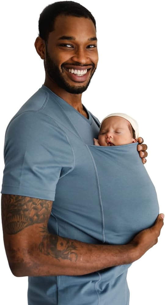 Lalabu The Dad Shirt | Hands-Free Baby Carrier for Dad with Kangaroo Pouch | Engineered for Bondi... | Amazon (US)