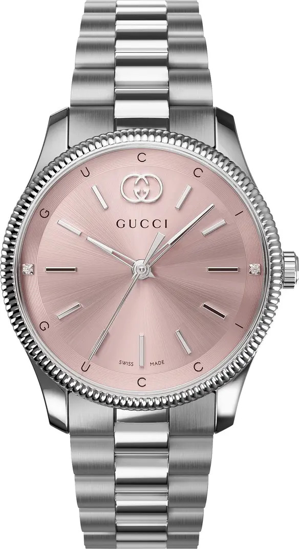 G-Timeless Diamond Slim Bracelet Watch, 29mm | Nordstrom
