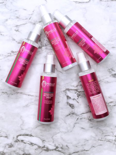 When I use heat on my hair I use a heat protectant. Specifically the Mielle Mongongo Oil Heat Protectant Spray. It protects my hair without drying it out.

#LTKbeauty