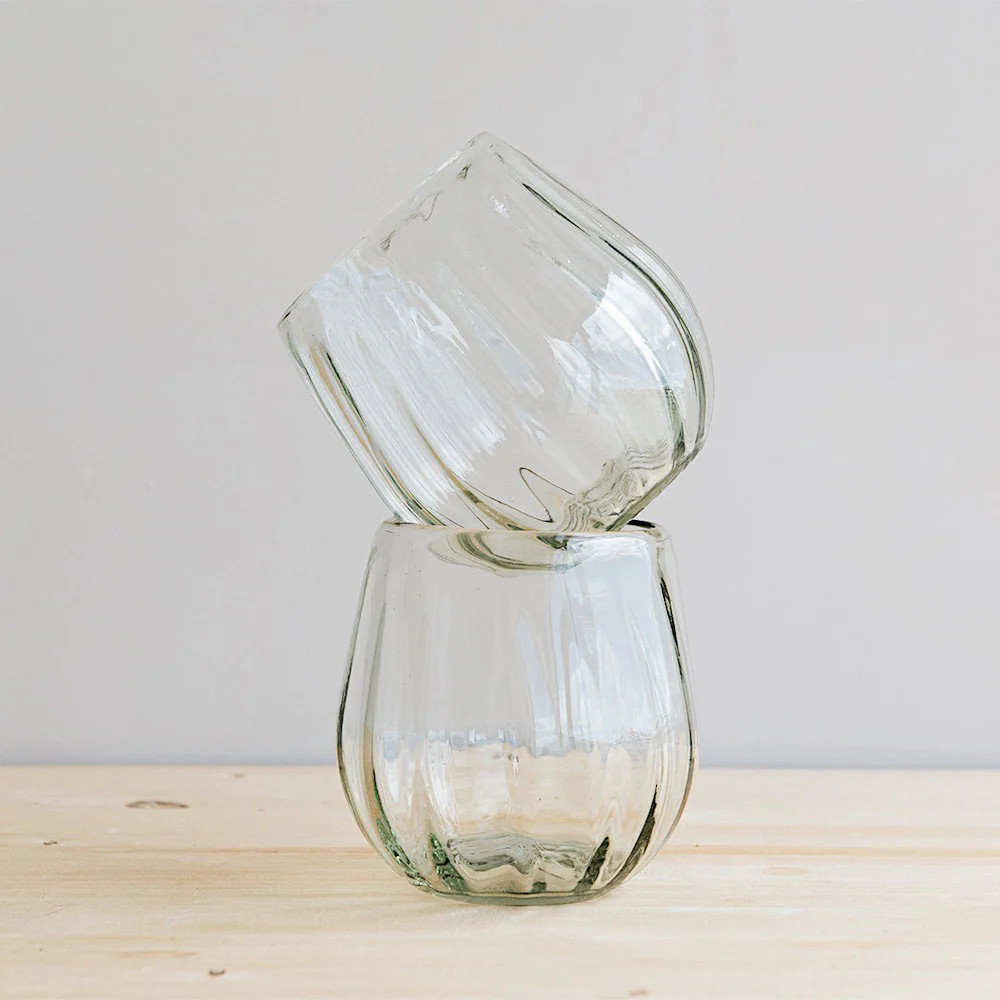 Round Fluted Tumbler | Roan Iris
