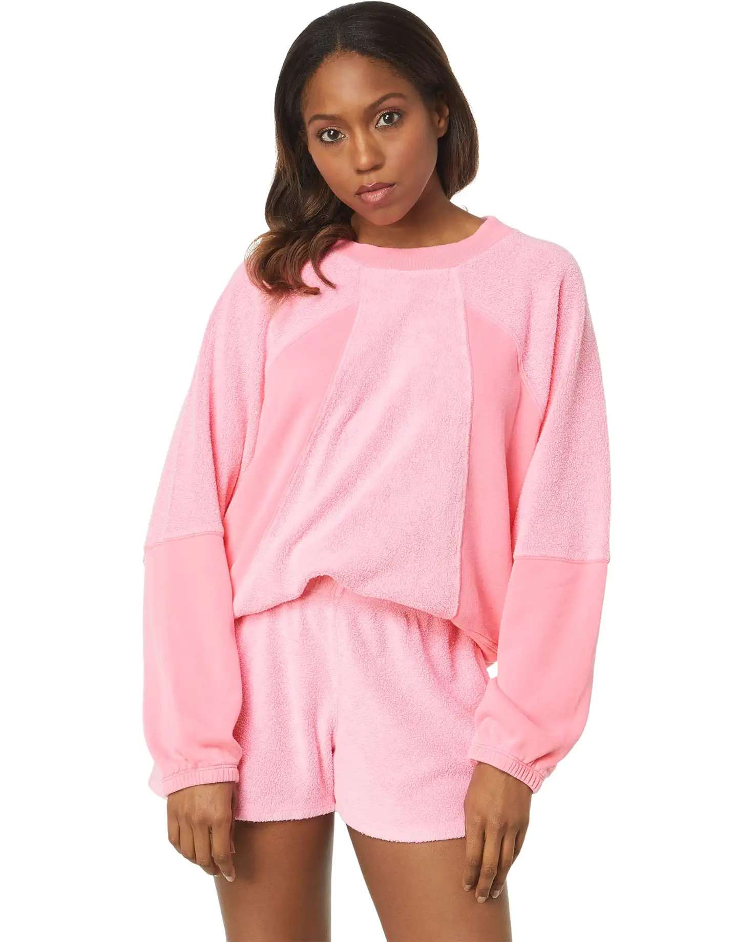 Faux Sherpa Raglan | Zappos