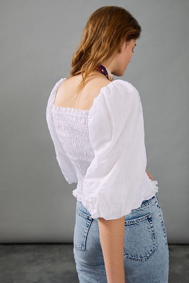 Maeve Bree Cropped Blouse | Anthropologie (US)