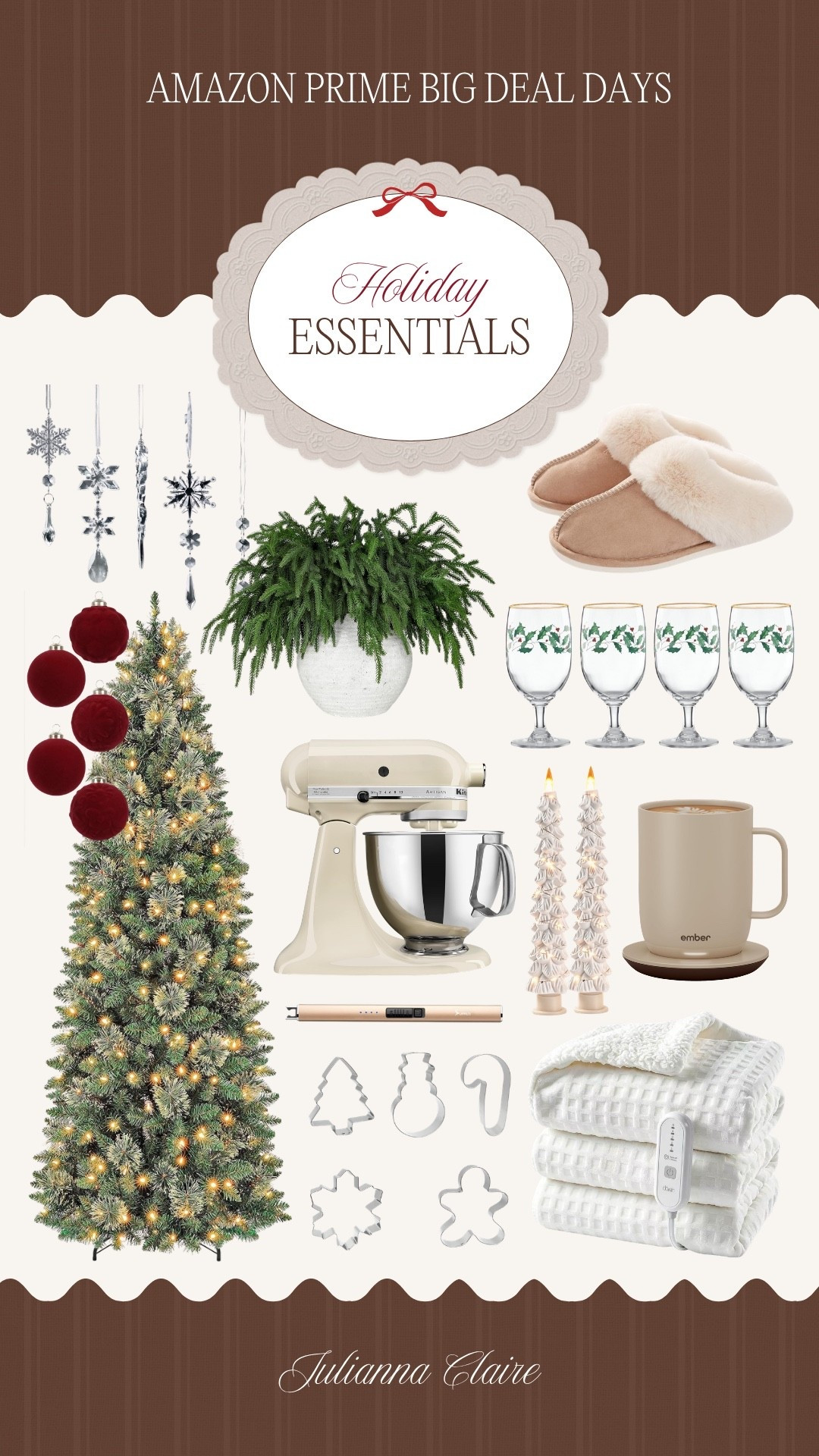 Amazon big prime day deals on holiday essentials! ❤️🎄