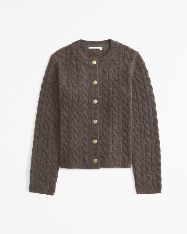 Cable Crew Cardigan | Abercrombie & Fitch (UK)