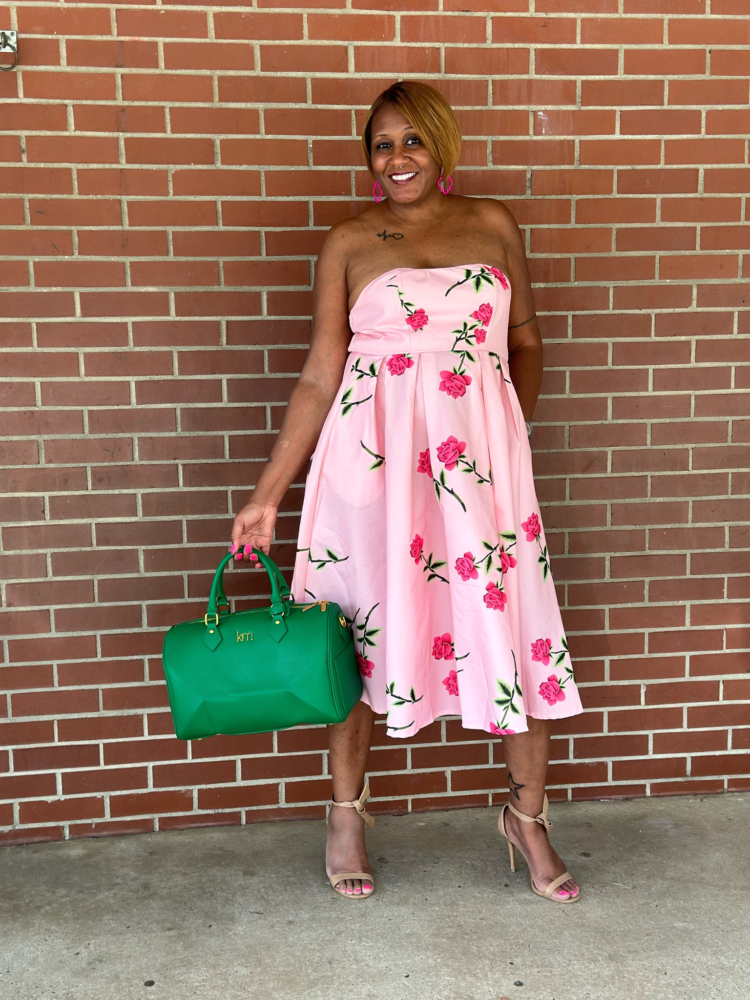 Pink floral dress 

#LTKOver40 #LTKSeasonal #LTKFindsUnder50
