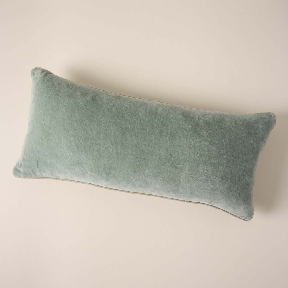 Heirloom Velvet Large Lumbar Pillow | Magnolia