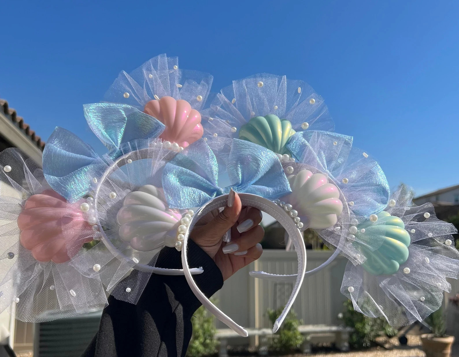 Mermaid Shell Mouse Ears - Etsy | Etsy (US)