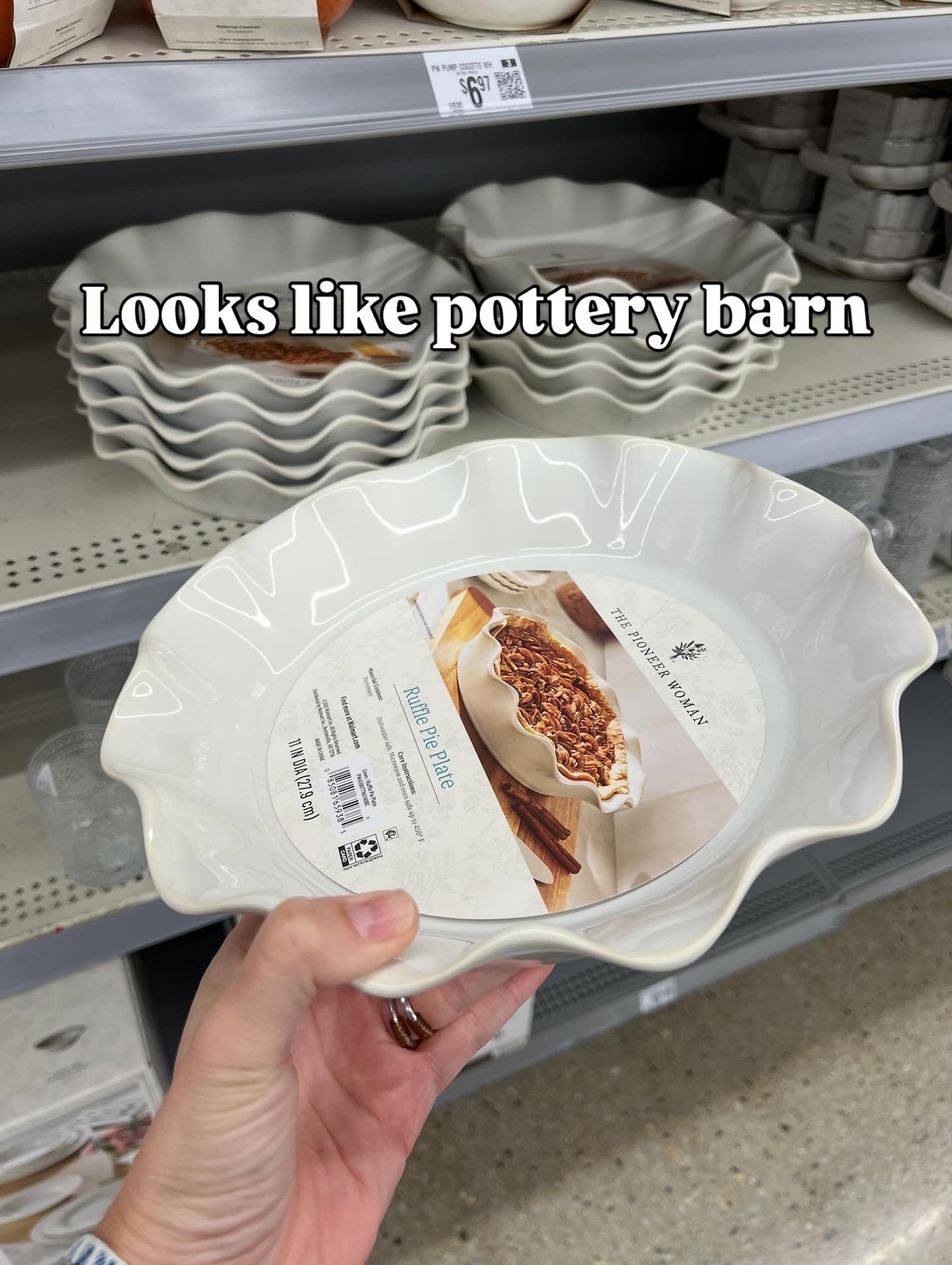 Beautiful pie dish at Walmart! #budgethome walmarthome 

#LTKHome #LTKSeasonal #LTKFindsUnder50