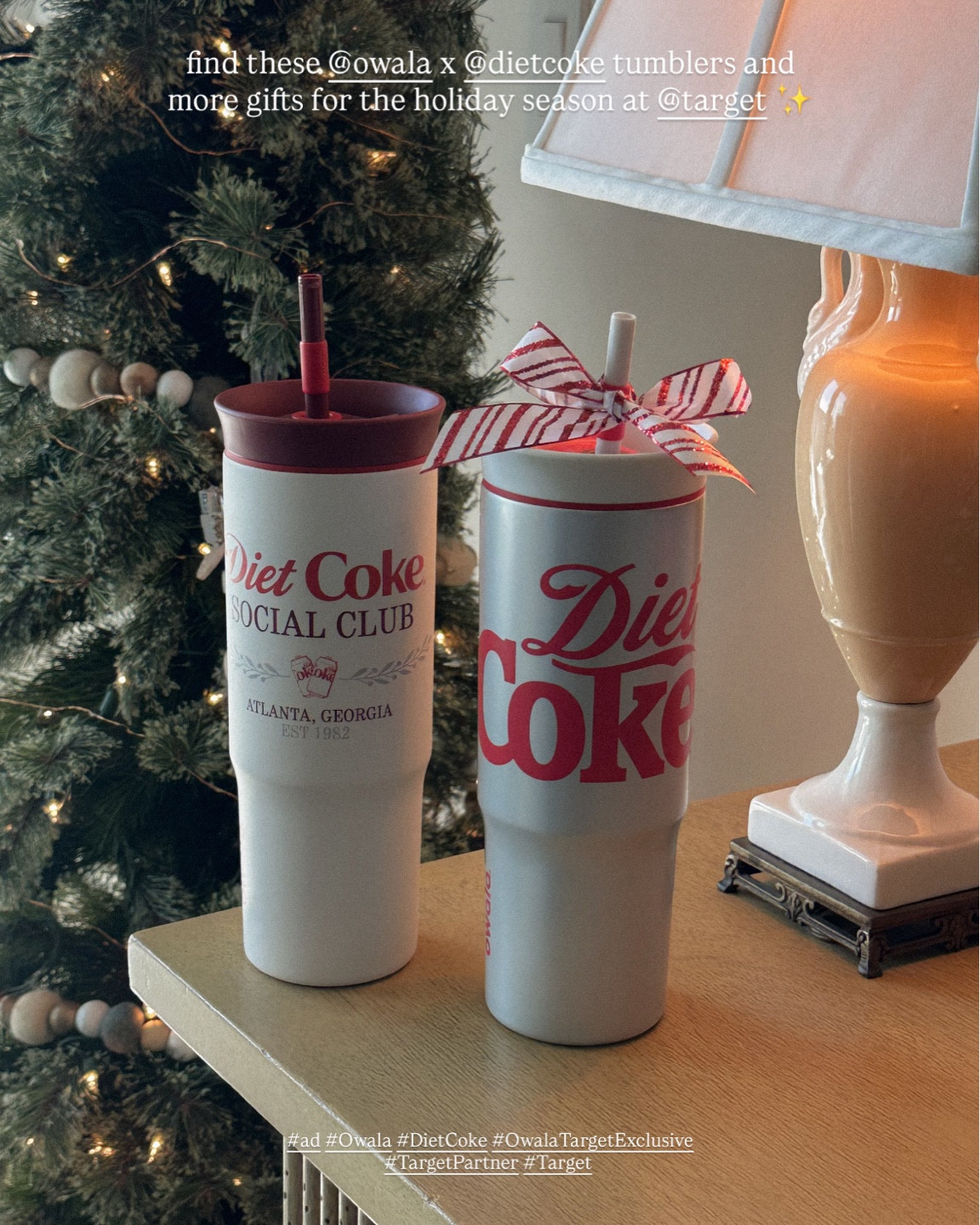 #ad find these @owala x @dietcoke tumblers and more gifts for the holiday season at @target ✨ #Owala #DietCoke #OwalaTargetExclusive #TargetPartner #Target