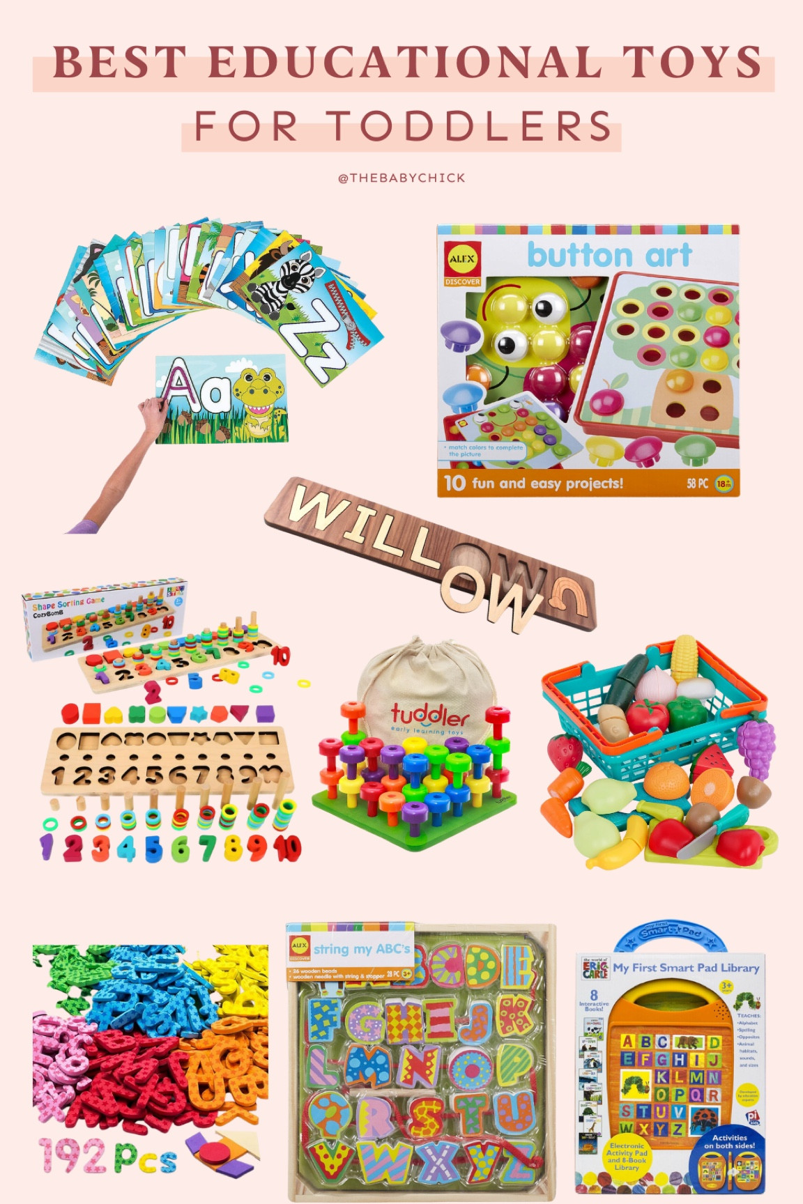 Some great educational toys for toddlers to keep them busy and help them learn! #toys #kidstoys #toddler 

#LTKkids