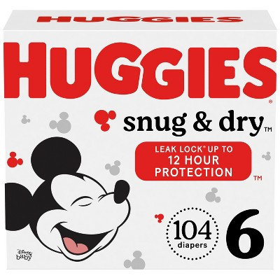 Huggies Snug & Dry Disposable Diapers - Size 6 - 92ct | Target