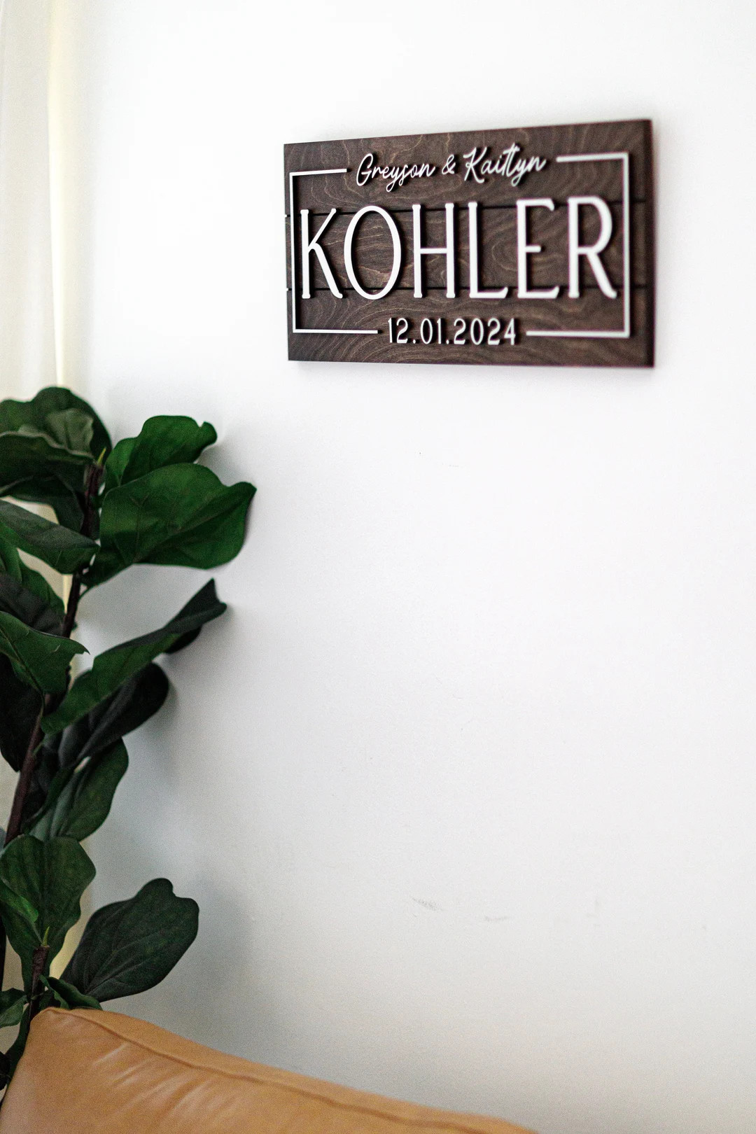 Couples Name Sign, Custom Wood Name Sign, 3D Sign, Family Name Sign, Personalized Gift, Couples S... | Etsy (US)