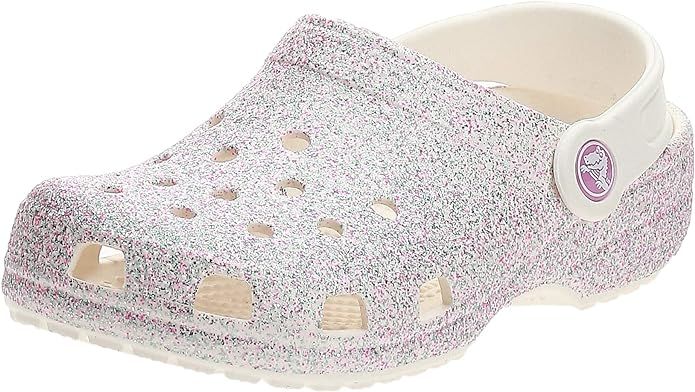 Crocs Unisex-Child Kids' Classic Clog | Glitter Girls | Slip on Shoes | Amazon (US)