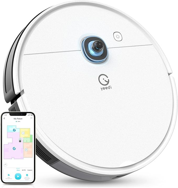 yeedi vac x Robot Vacuum, 3000Pa Strong Suction Power, Carpet Detection, Smart Visual Mapping Nav... | Amazon (US)