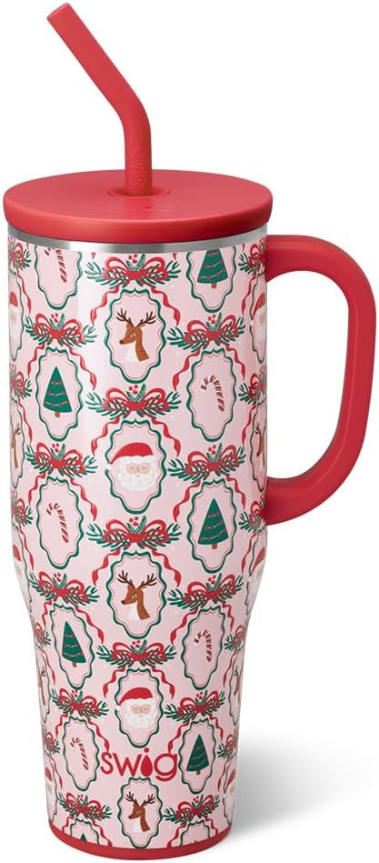 Swig Life 40oz Mega Mug, 40oz Tumbler with Handle and Straw, Extra Large Insulated Tumblers, Cup ... | Amazon (US)