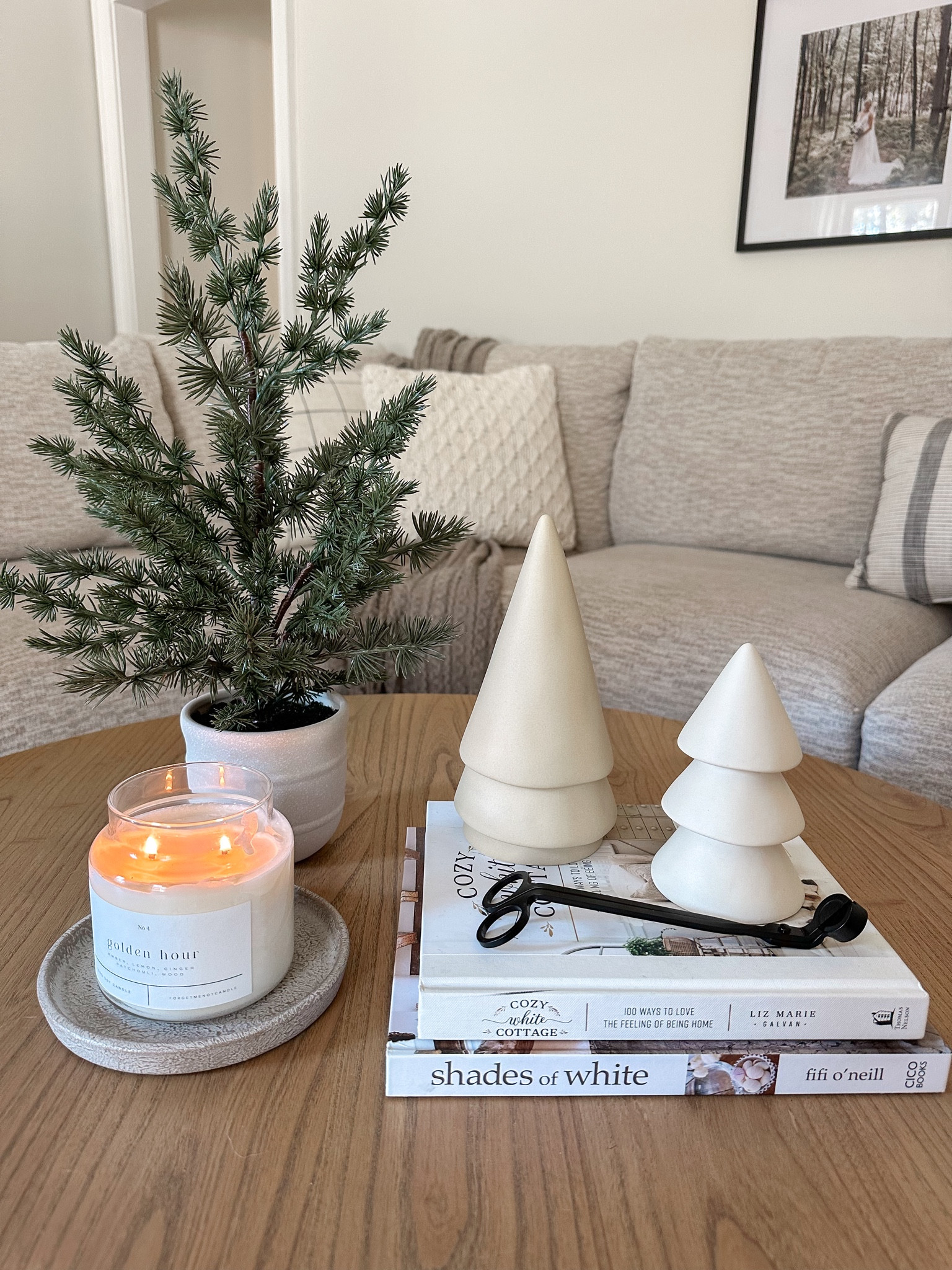 Simple Christmas coffee table styling 

#LTKhome #LTKHoliday #LTKSeasonal