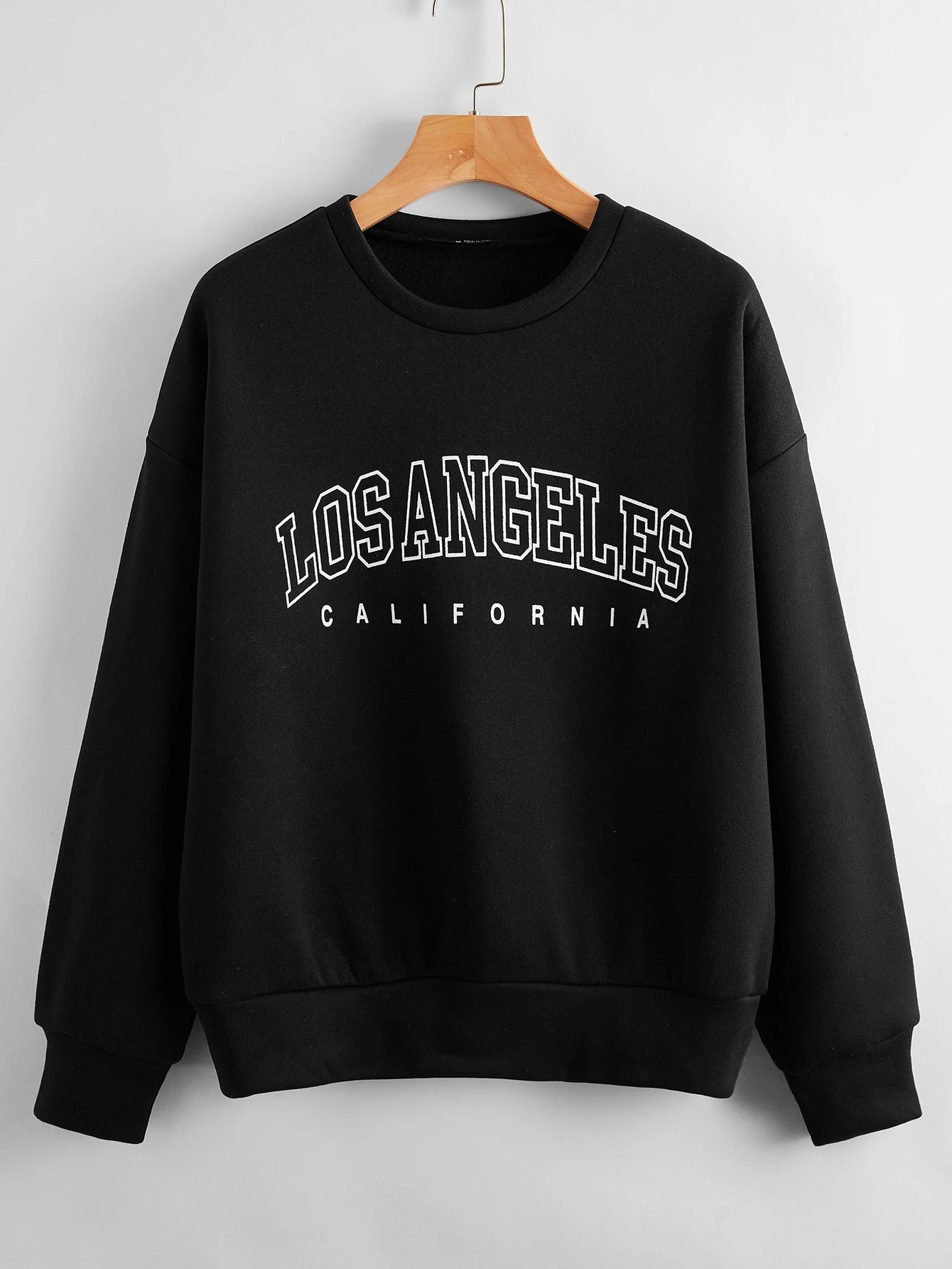 Letter Graphic Drop Shoulder Sweatshirt | SHEIN