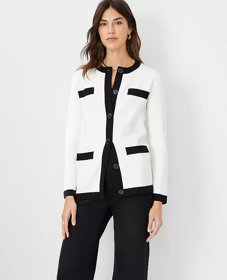 Patch Pocket Cardigan | Ann Taylor (US)