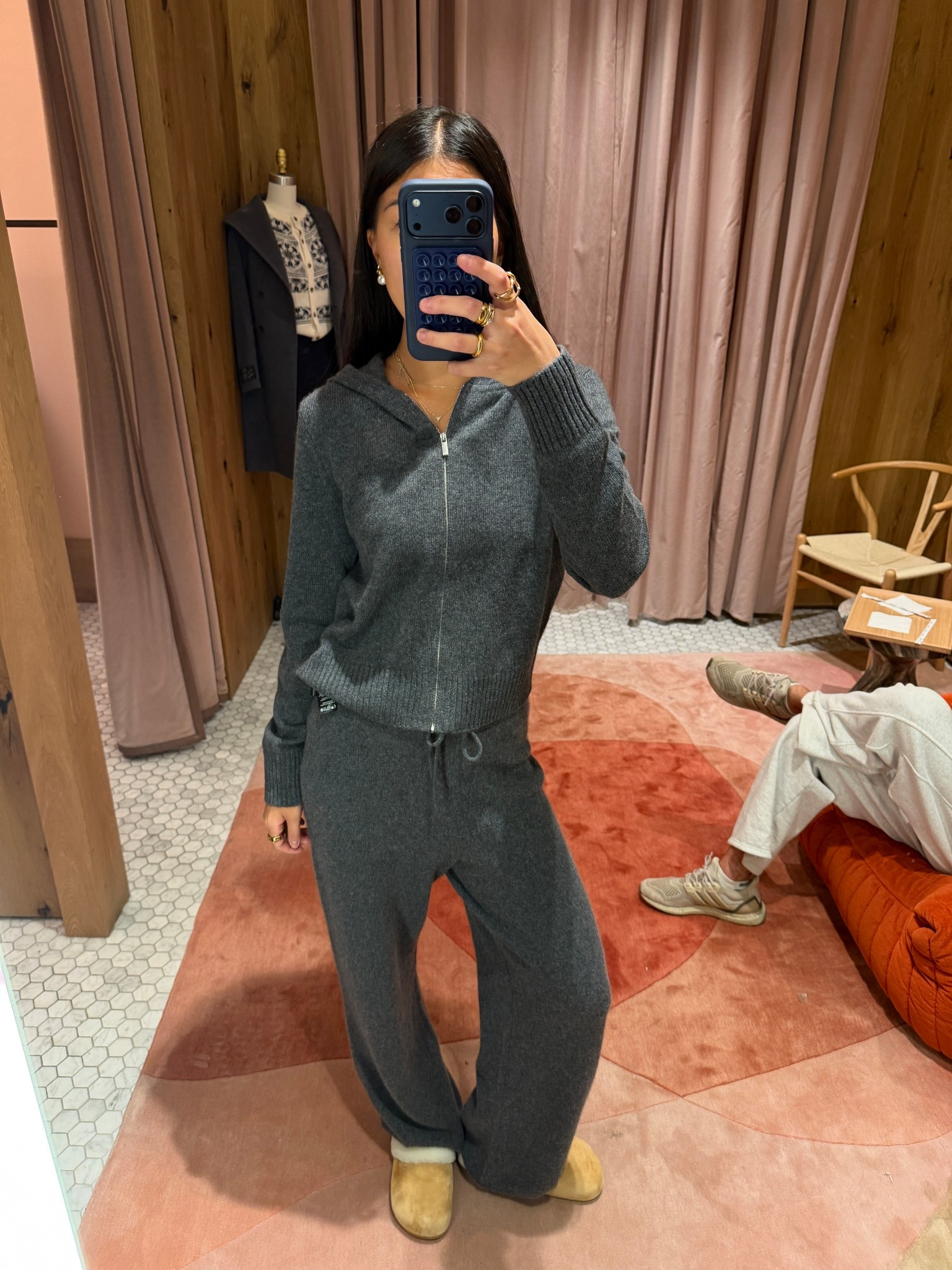 size M sweater + pants