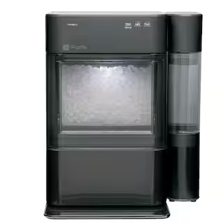 Profile Opal 24 lb Portable Nugget Ice Maker in Black Stainless, with Side Tank, and Wi-Fi connected | The Home Depot