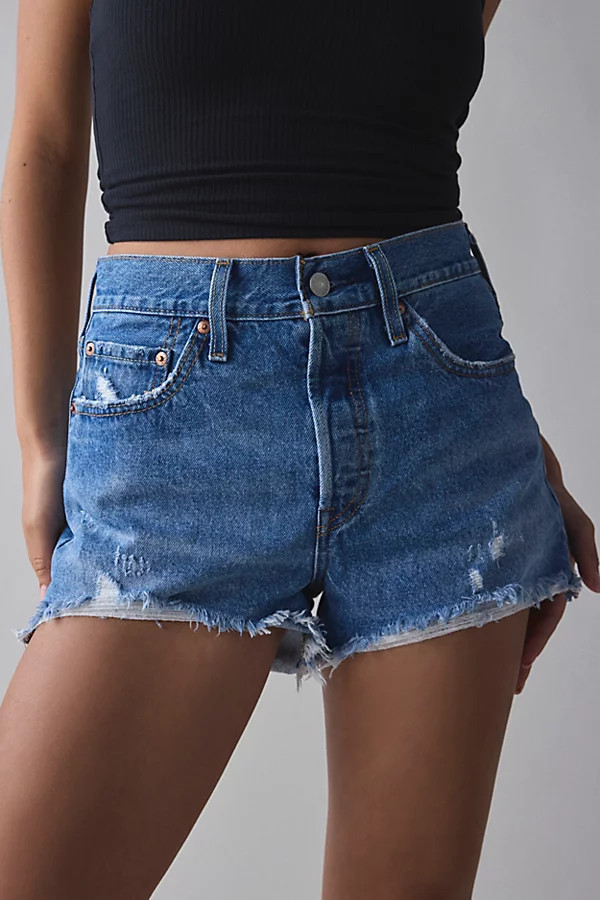 Levi's 501 Original Denim Short in Oxnard Athens, Women's at Urban Outfitters | Urban Outfitters (US and RoW)