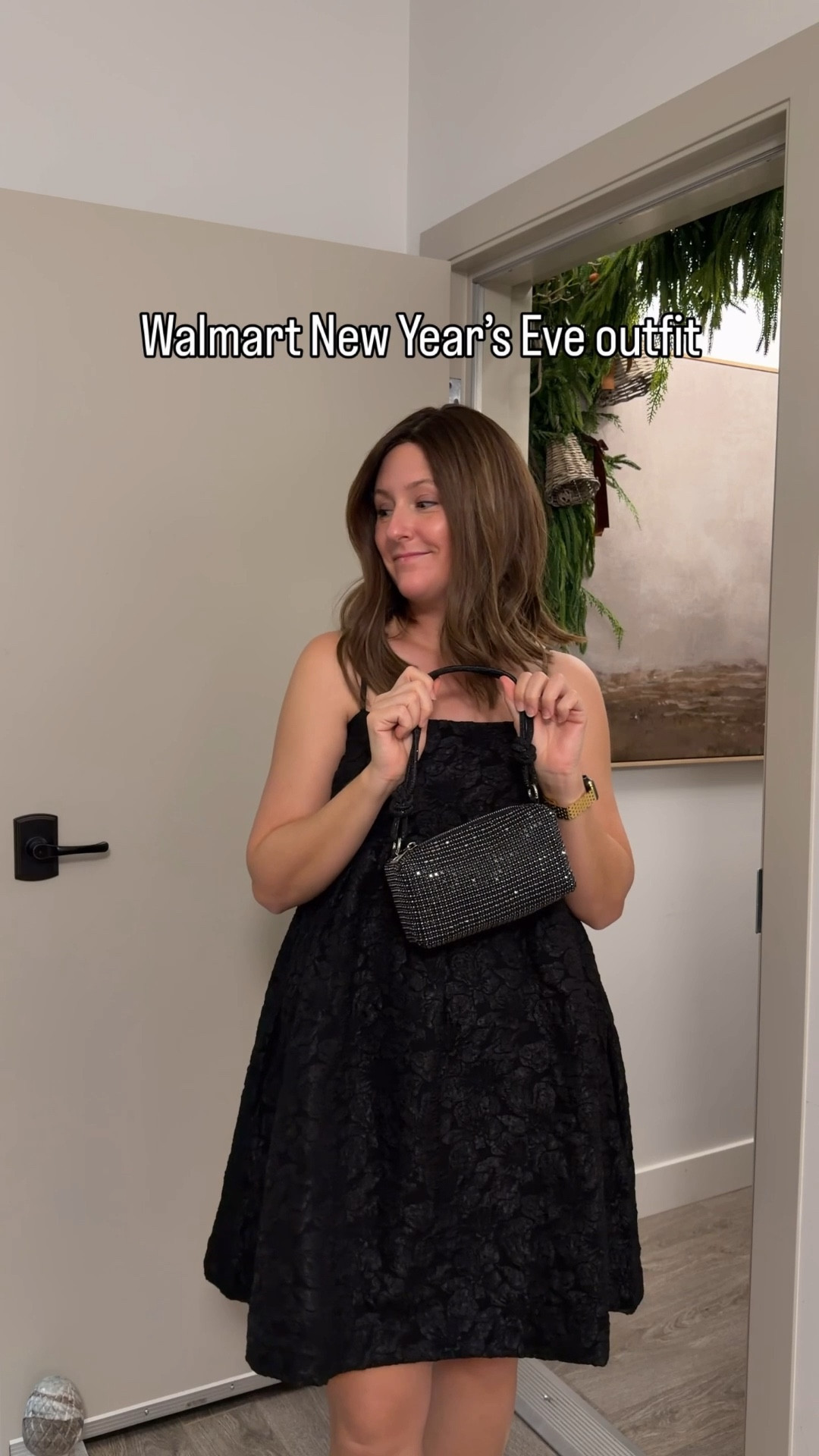 Walmart fashion coming in hot for New Year’s Eve ✨

This BABY-DOLL-DRESS from Walmart is the perfect NYE dress if you want something fun, comfortable, and a little flirty without spending a ton. It has that easy babydoll fit that’s great for dancing and dinner; it runs big, so I’d suggest sizing down one size for a better fit.

I paired it with the Scoop Women’s Rhinestone Party Bag (Black), which adds just the right amount of sparkle and makes the whole outfit feel party-ready while still staying in the affordable fashion zone. The bag is solid and looks so much more expensive than it is. Dress + bag are both Walmart and such a good New Year’s Eve combo if you’re going for chic but comfortable.

Linked both here.

#WalmartPartner, #WalmartStyle, @WalmartStyle

#LTKootd #LTKHoliday #LTKWedding