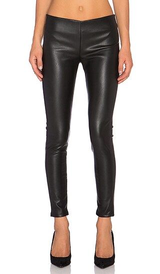 Velvet by Graham & Spencer Berdine Faux Leather Legging in Black. - size M (also in L, S) | Revolve Clothing (Global)