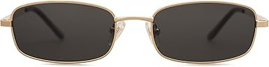 SOJOS Small Y2k Narrow Rectangle Sunglasses Womens Mens Retro 80s 90s UV400 Sunnies SJ1187 | Amazon (US)