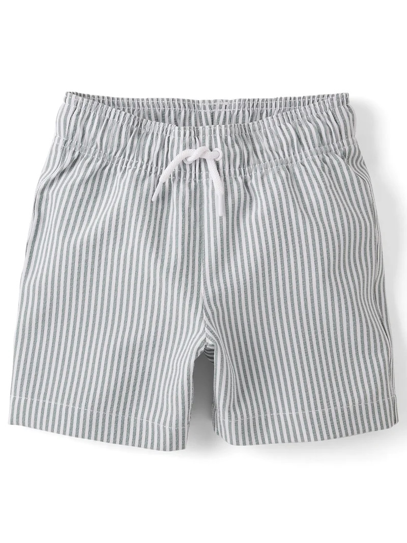The Children's Place Boys Striped Seersucker Swim Trunks, Sizes XS-XXL | Walmart (US)