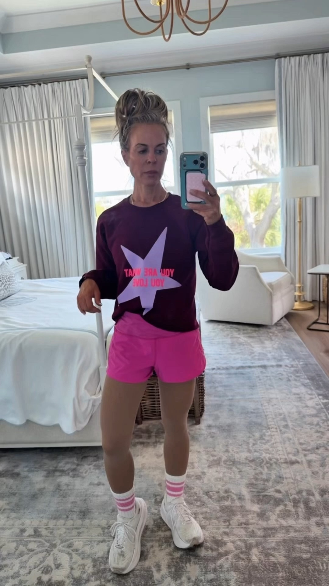 These shoes are the bomb! Not only is there monster cushion but they are me 2 inches taller. I can run, walk, lift & wear them all day.. oh and let’s not forget do aerobics. 😂 

#LTKmomlife #LTKootd #LTKfitnessgoals