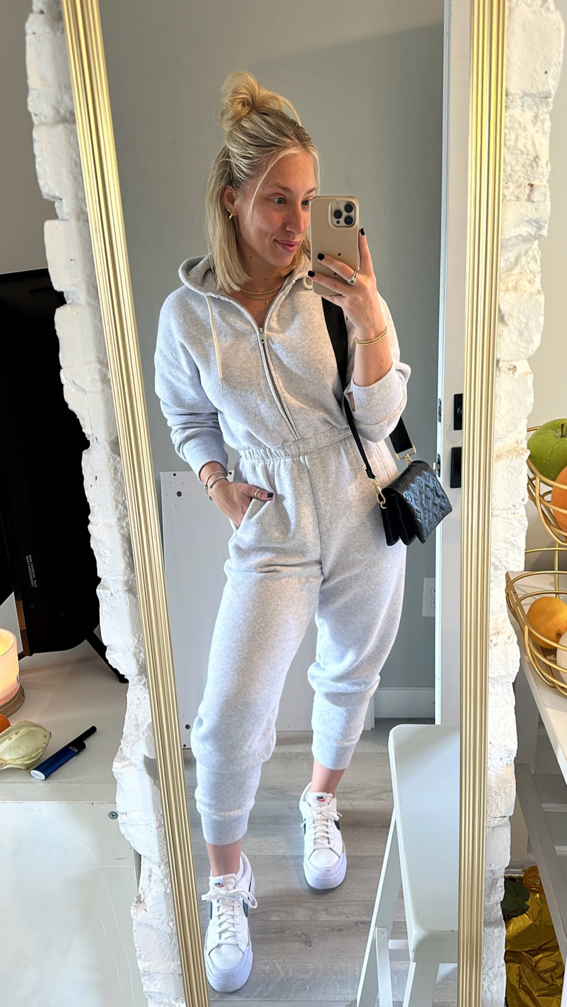 Publically acceptable adult onesie… say what!! The jumpsuit of the season! All the cozy vibes for fall winter 🍂❄️😌 OR the perfect gift for your gals who are on the sweatpants only vibes! 

#LTKFindsUnder50 #LTKFindsUnder100 #LTKStyleTip