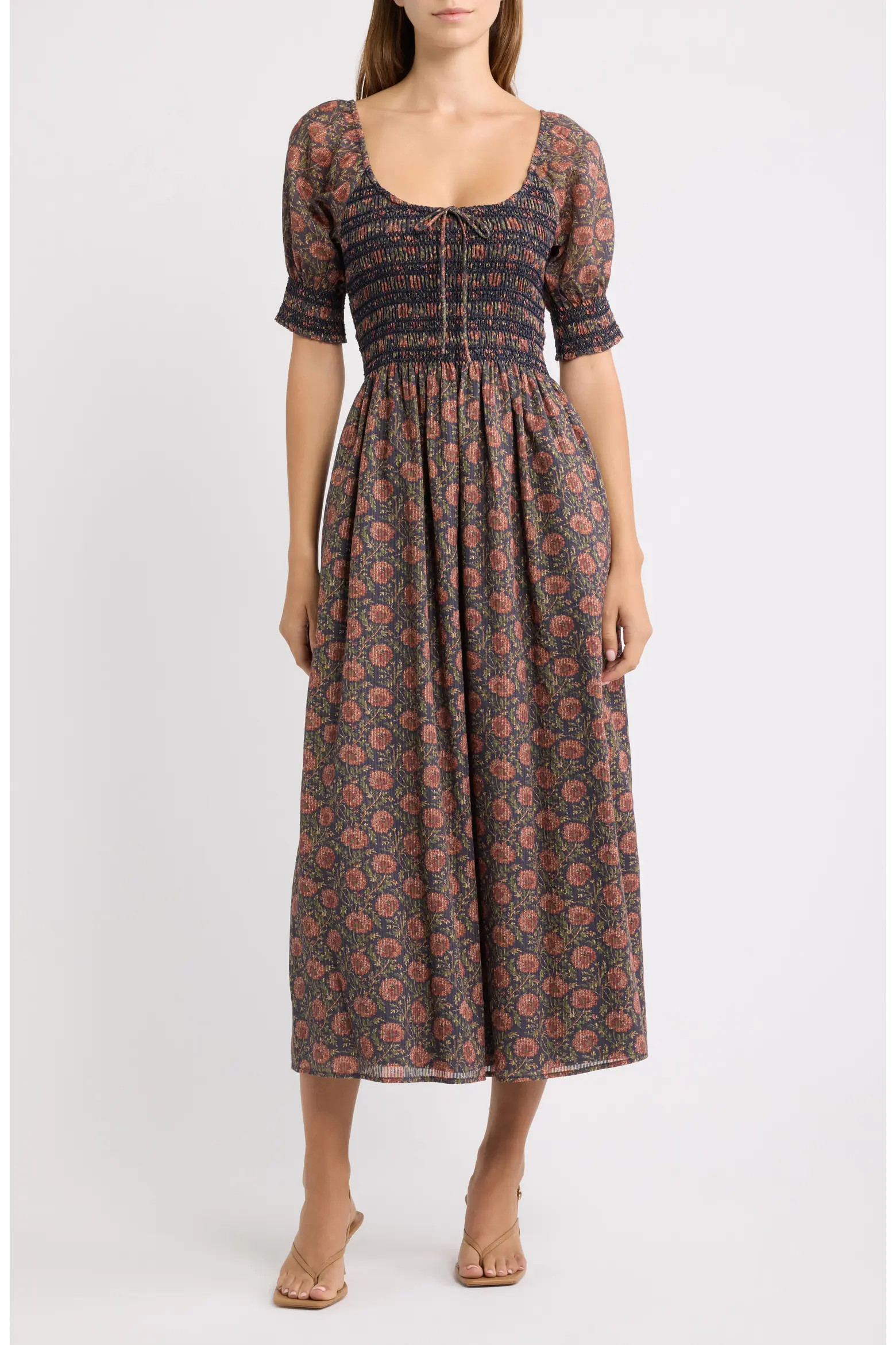 Hill House Home Madeline Nap Midi Dress (Women) | Nordstrom | Nordstrom