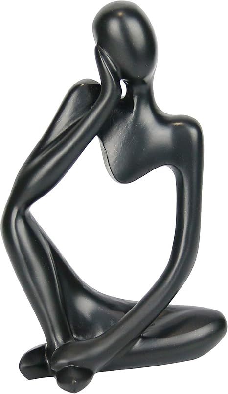 Resin Statue Thinker Style Decoration Abstract Sculptures Collectible Figurines for Home Decor Mo... | Amazon (US)