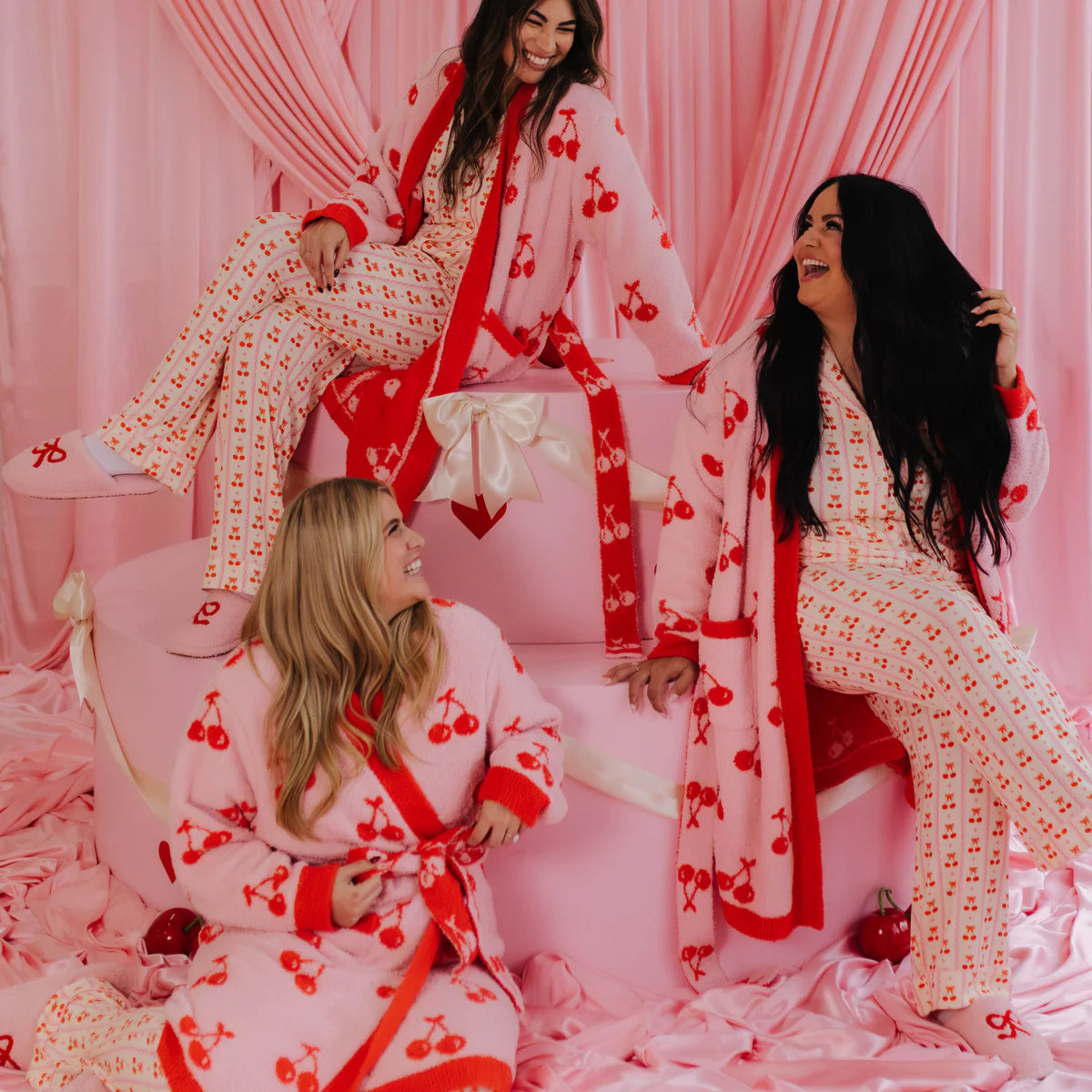 Cherry Fluffy Robe | Staykation