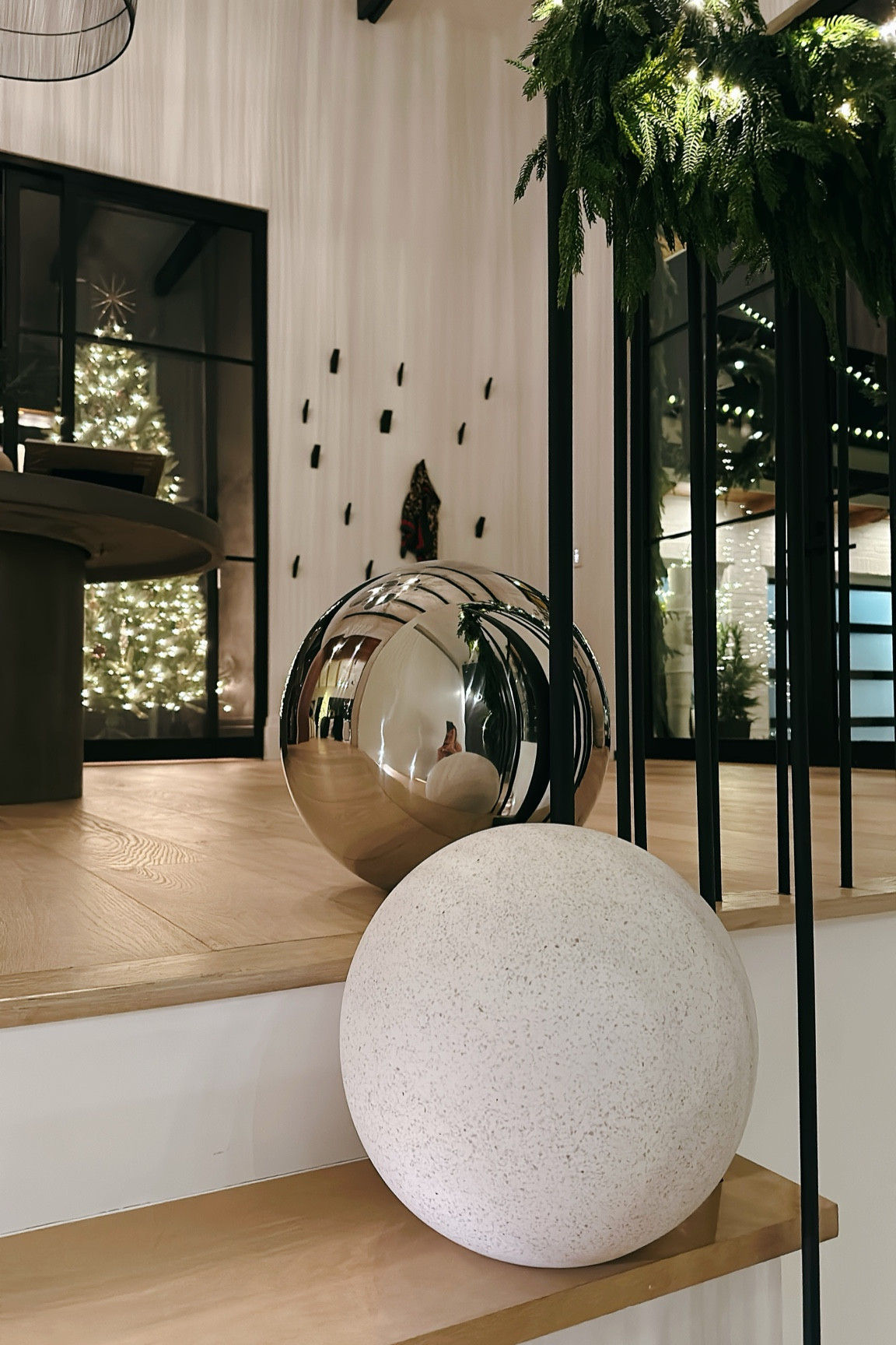 Holly balls are back. Easy festive addition for stairways or nooks  

#LTKHoliday #LTKSeasonal #LTKHome