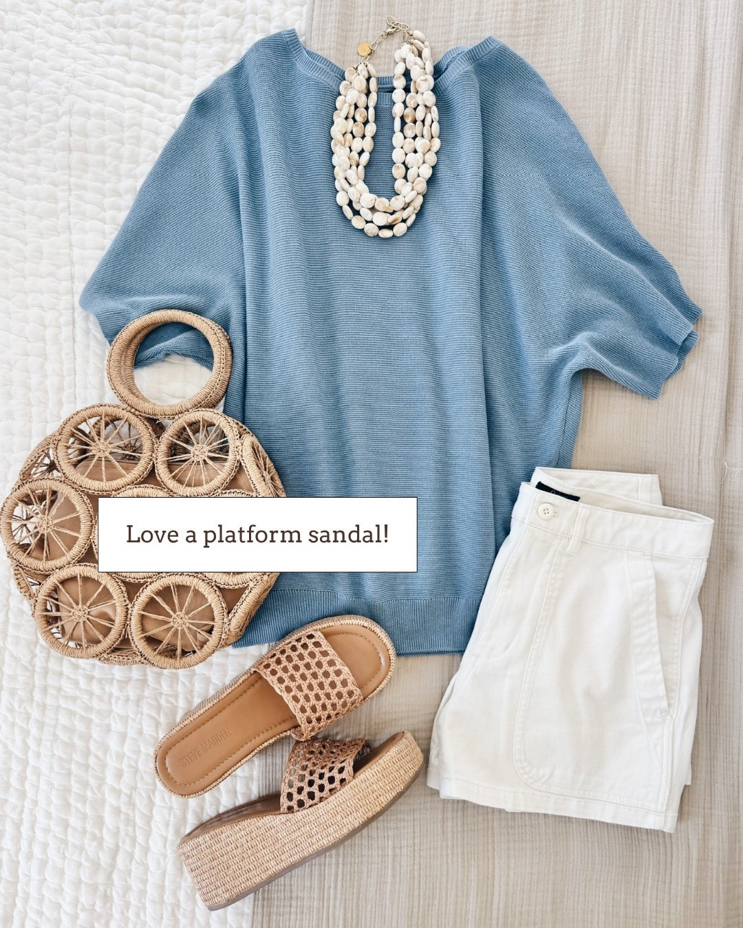 Love a platform sandal.  Cutest vacation outfit 🙌🏻🙌🏻

#LTKdayinmylife #LTKSeasonal