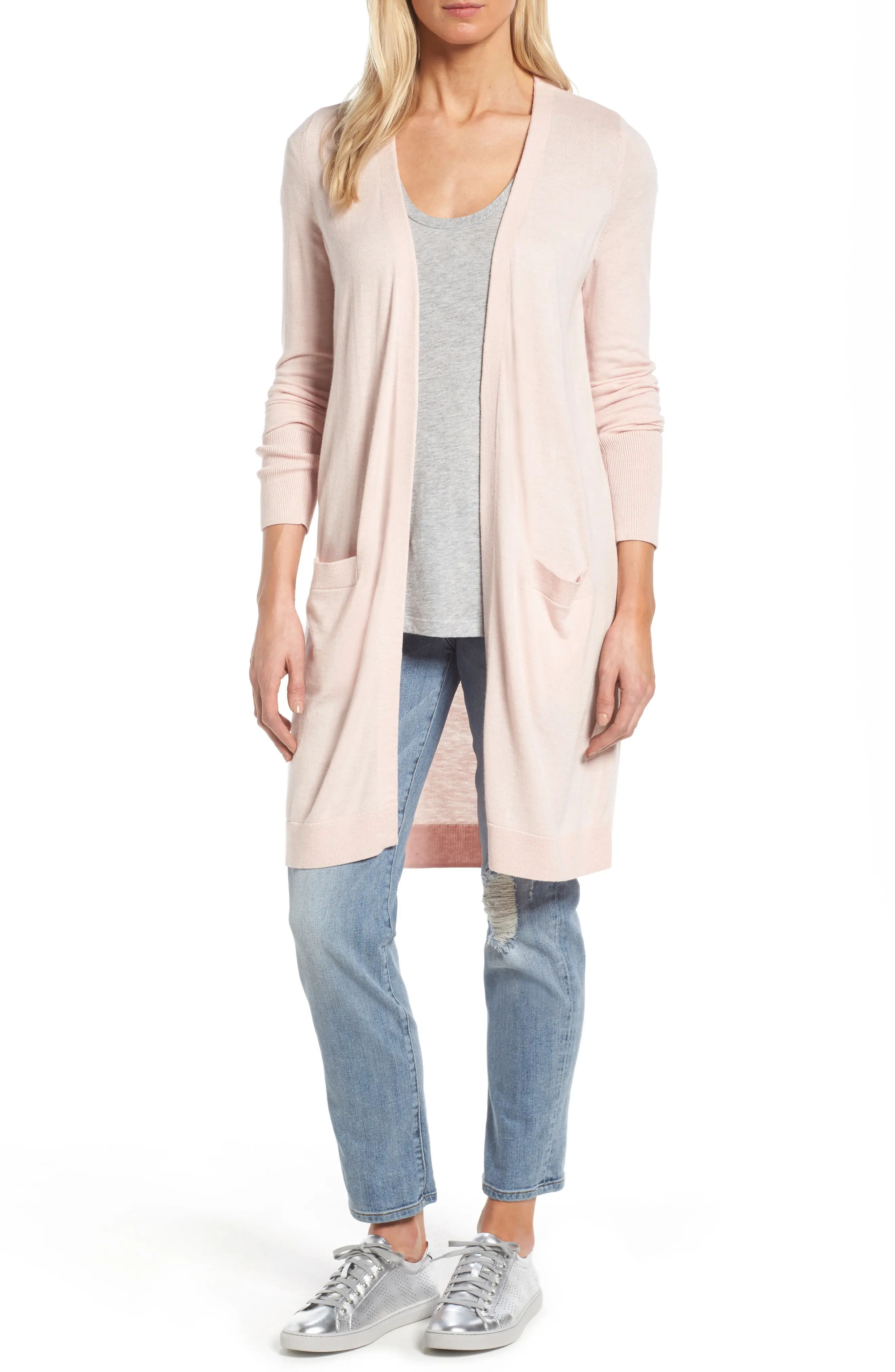 Long Open Front Cardigan | Nordstrom