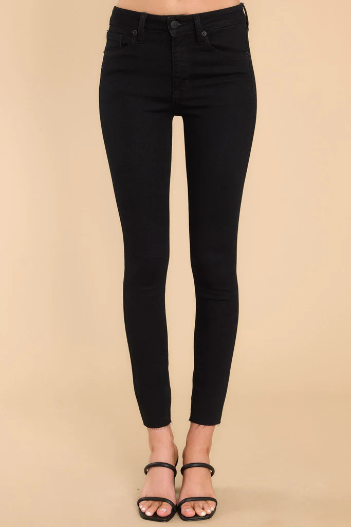 Nothing Else Black Jeans | Red Dress 