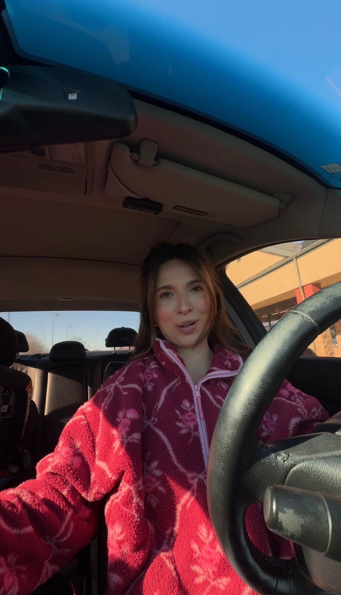 Old Navy Sherpa sweatshirt wearing size Medium! 

#LTKSeasonal #LTKootd #LTKFindsUnder50