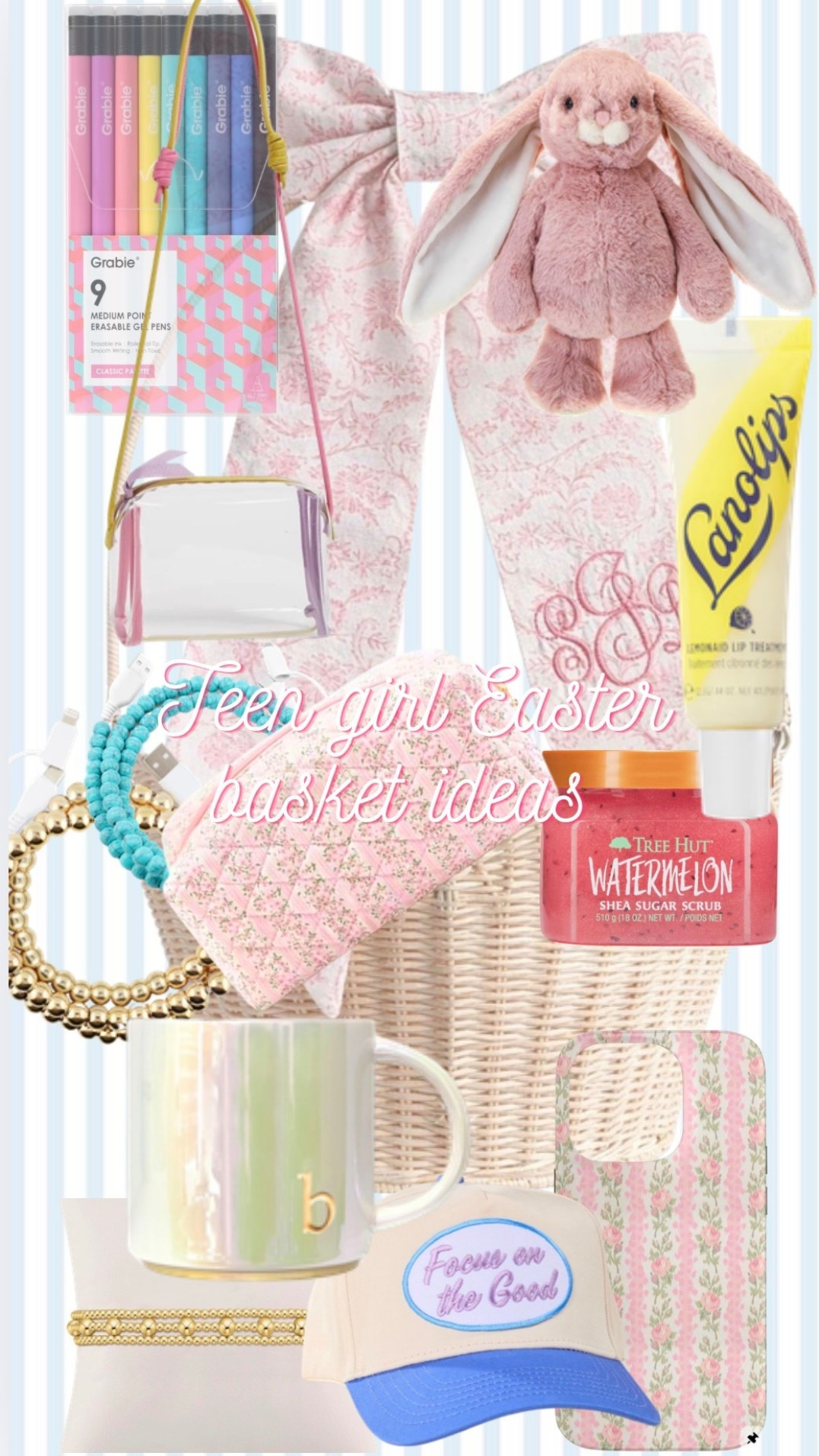 Tween/Teen Easter ideas 🌷 


#lanolips #easter #basket #selfcare #phone #bunny #grabie #gift

#LTKmomlife #LTKSeasonal #LTKKids