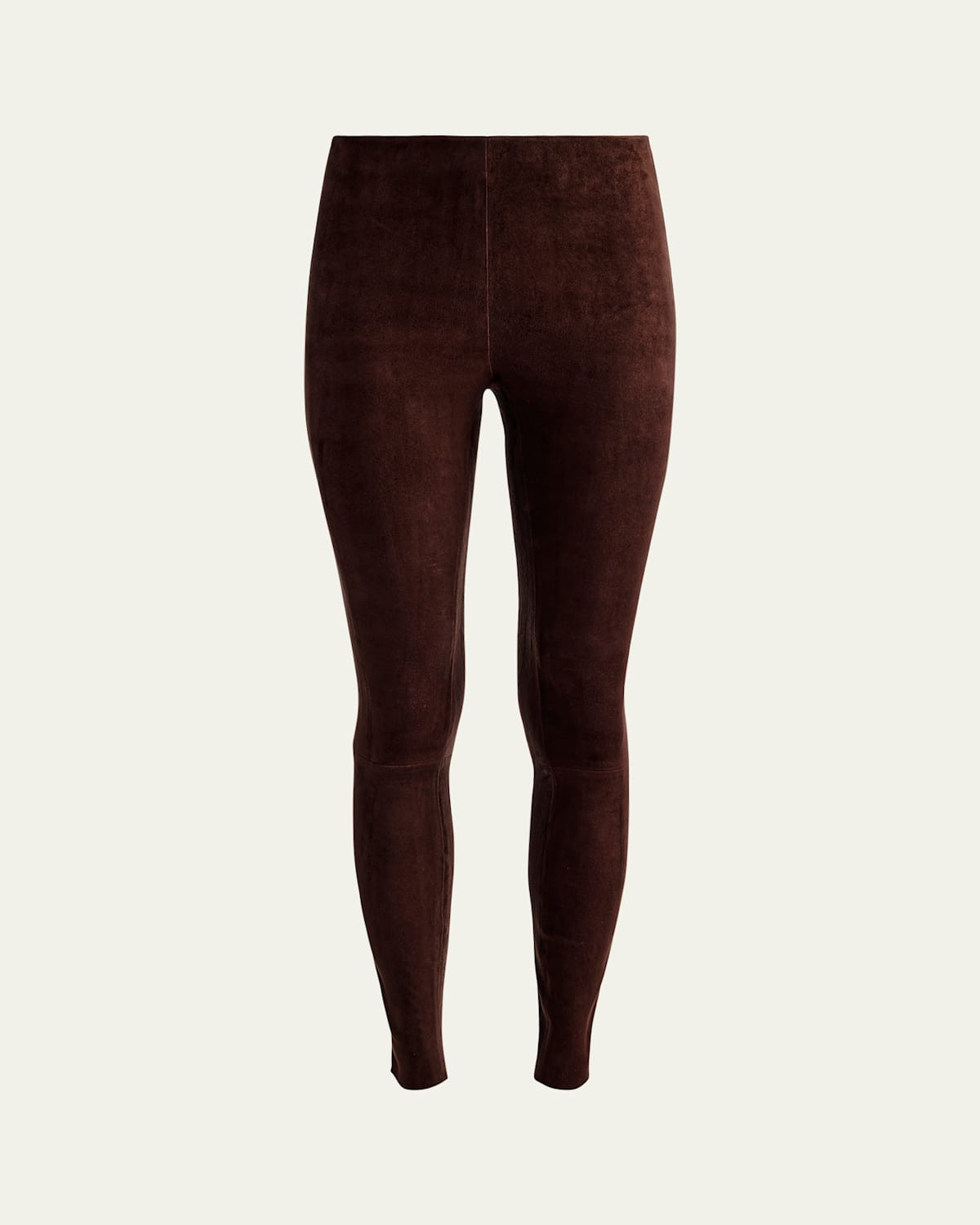 Lennox Mid-Rise Suede Leggings | Bergdorf Goodman