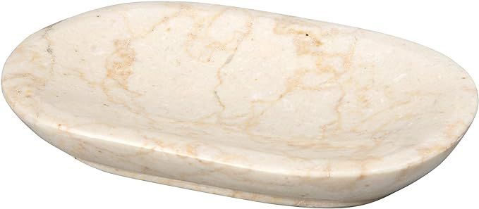 Creative Home Natural Champagne Marble Bar Soap Dish Soap Tray Holder Accessories Tray for Bathro... | Amazon (US)